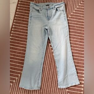 American Eagle High-Rise Kick Boot Crop Jeans Light Wash Size 10 / 31